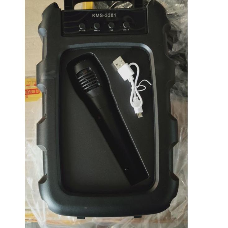 Free Ongkir Speaker spiker wireless bluetooth KMS BP 3381 6.5 inch portable