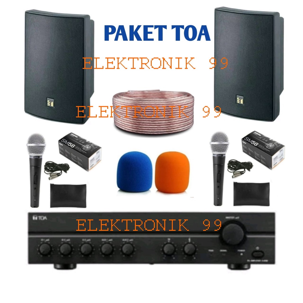 PAKET TOA MASJID SPEAKER TOA ZS 1030b 2 PCS PAKET TOA 2 SPEAKER DALAM