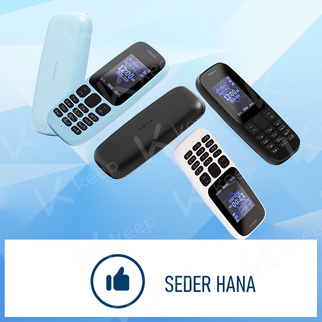 COD HP Nokia 105 DS 4MB/4MB Handphone Dual SIM