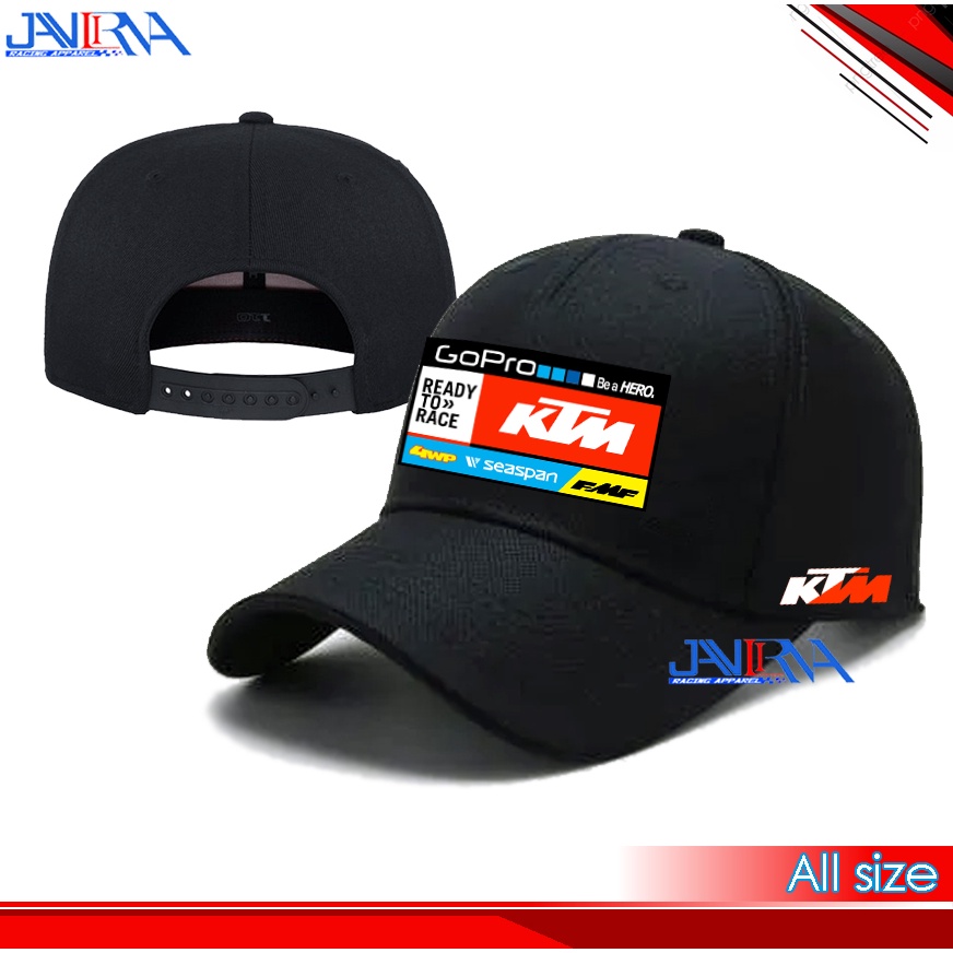 Topi Baseball KTM topi trucker racing gopro