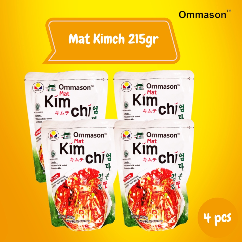 Ommason Kimchi  215gr (4pcs) Makanan Korea