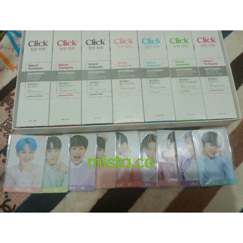 CLICK x NCT 127 PASTA GIGI OR ODOL + PHOTOCARD CLICK