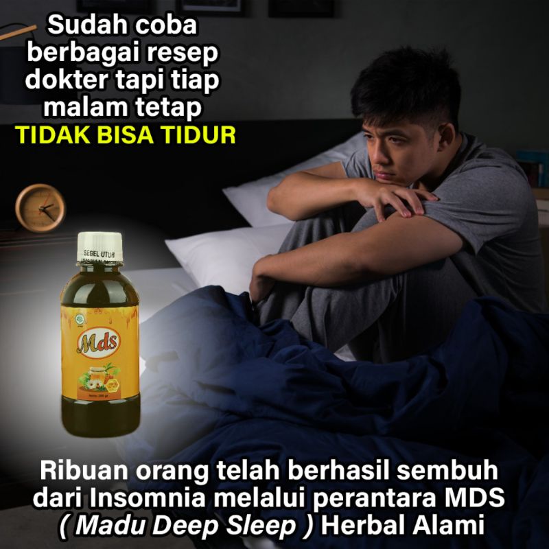 Madu Deep Sleep Original 280 gram Obat Herbal Tidur Lelap Cair Insomnia Susah Tidur Wanita Pria MDS