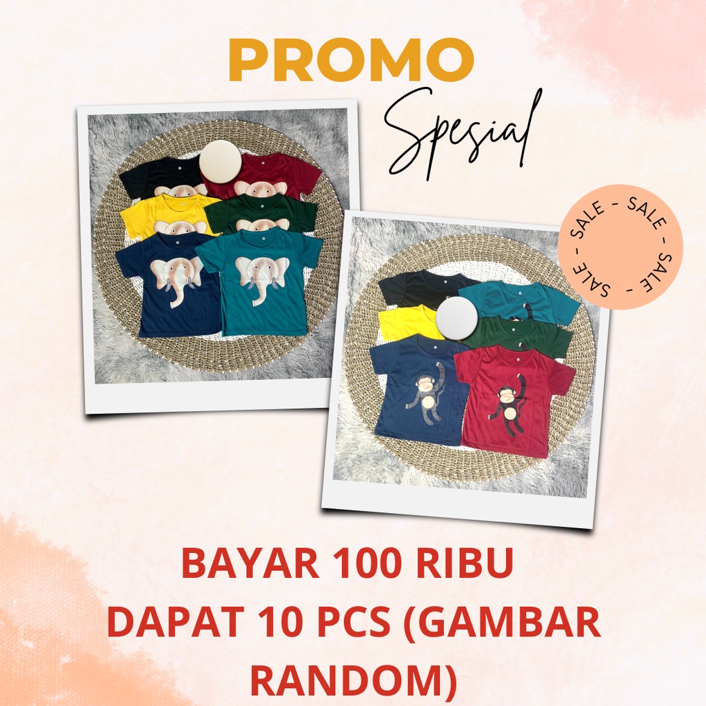 100 RIBU DAPAT 10 PCS BAJU ANAK BISA COD