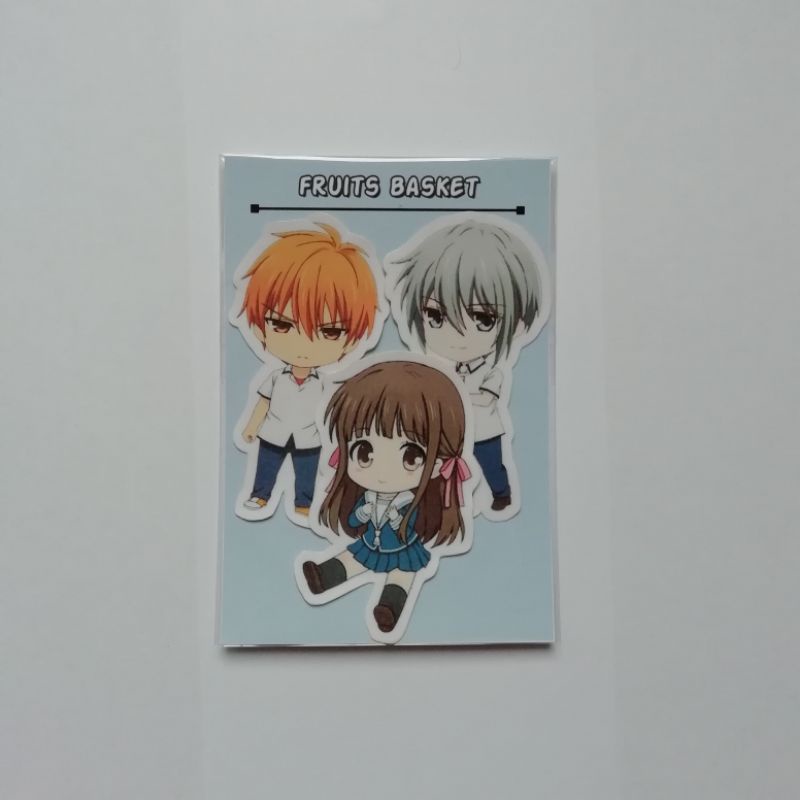 

[ST-PA-15] Sticker Pack Anime Fruits Basket Stickers Pack Fruits Basket Stiker karakter Honda Tohru Kyo Sohma