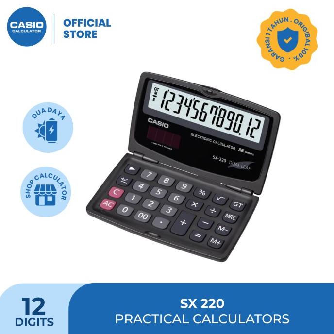 

Casio Calculator SX-220