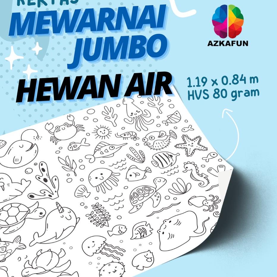 

☺☺» Best Seller Kertas Mewarnai Jumbo - mewarnai besar - Giant Coloring Page