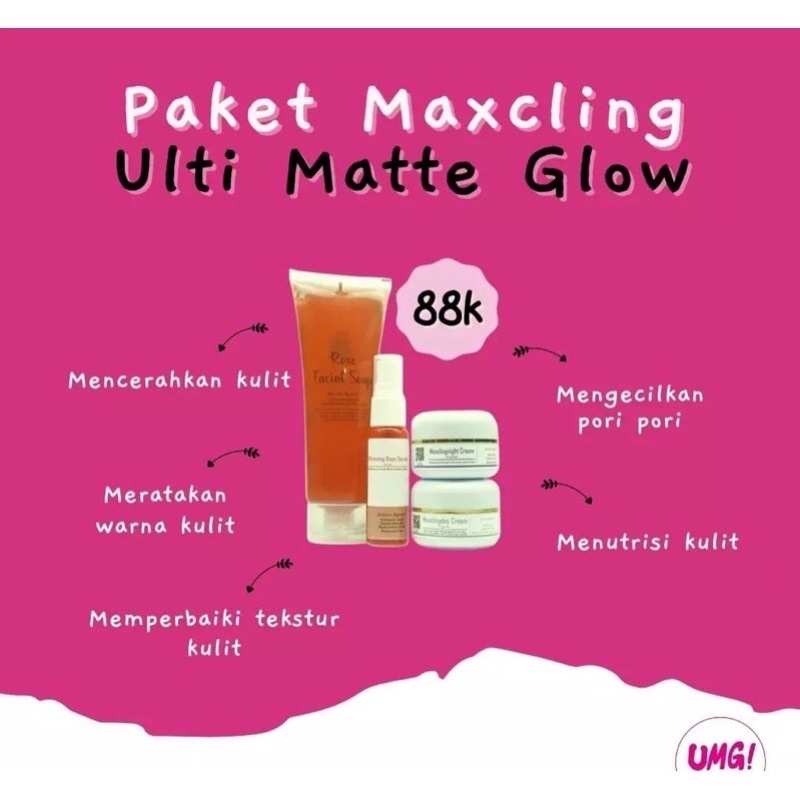 UMG paket maxcling ulti matte glow