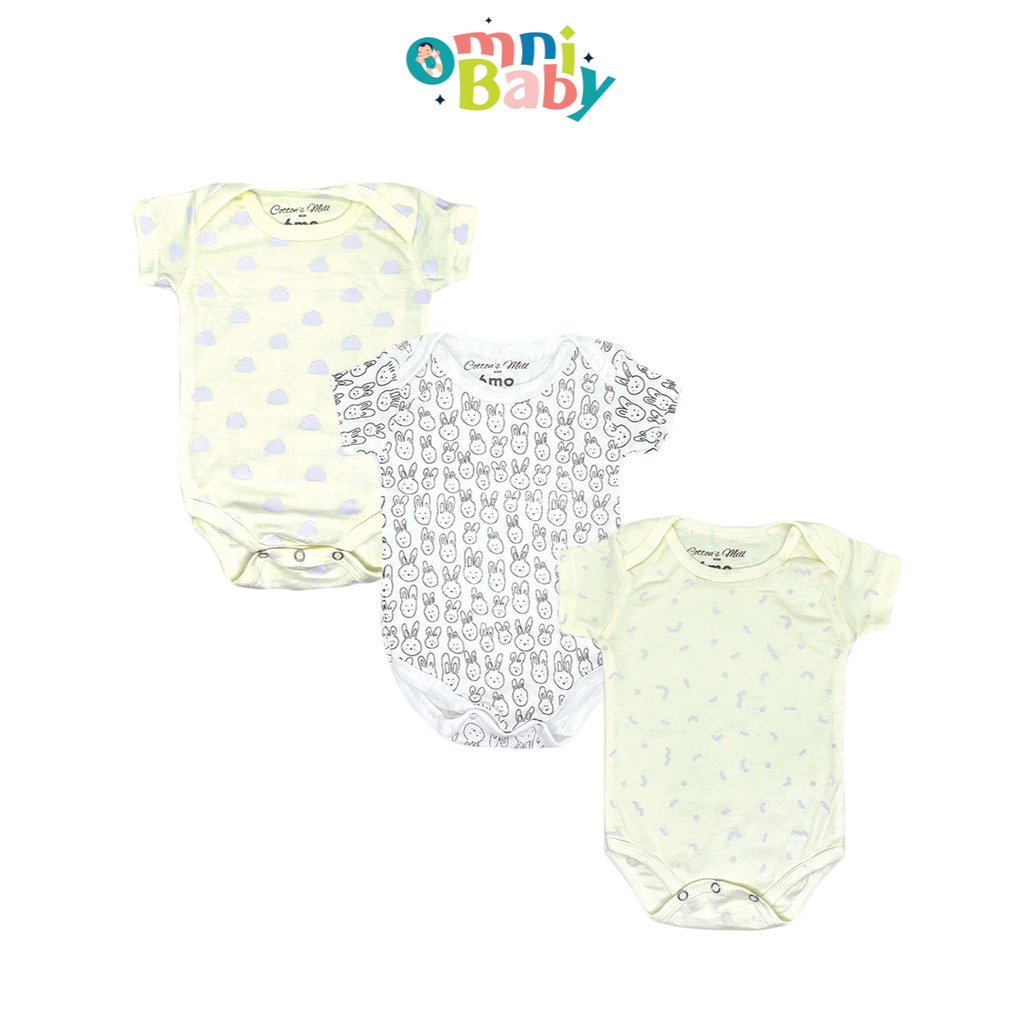 Jumper Pendek Bayi Fashion FULL PRINT Motif 3 pcs set #5