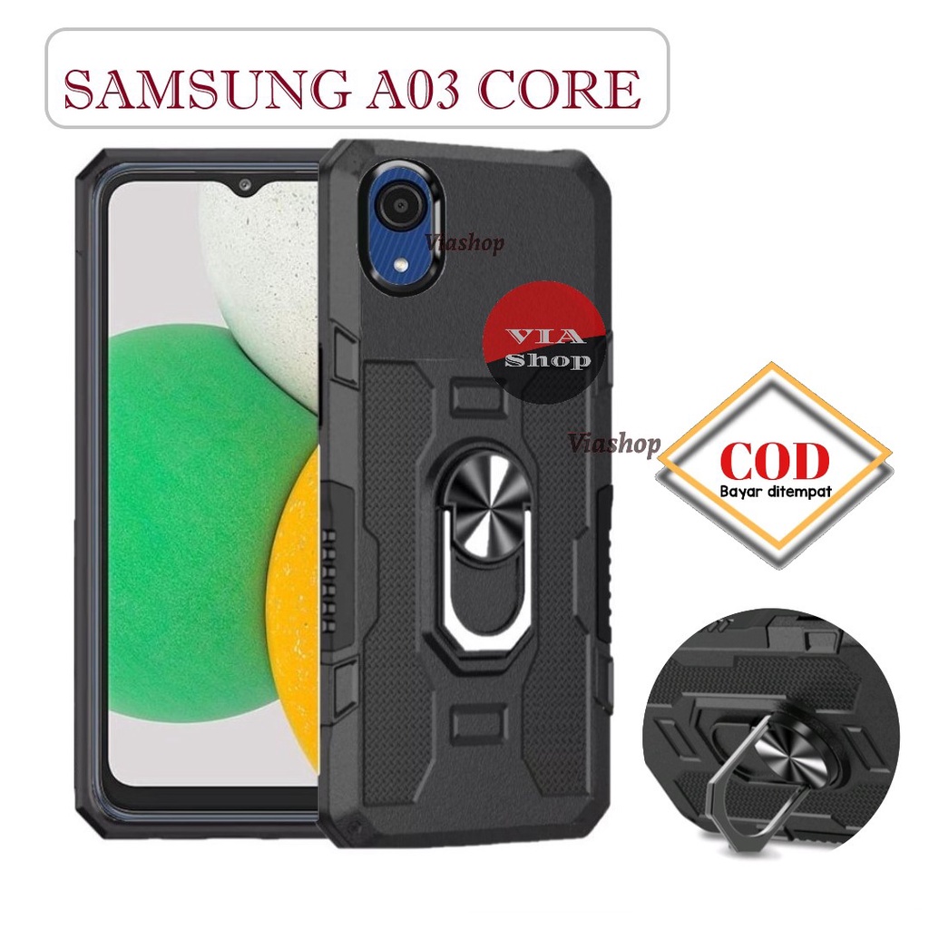 CASING ROBOT SAMSUNG A03 CORE HARD CASE ROBOT HIT EYE RING NEW COVER CASE ARMOR