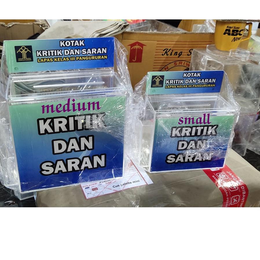 

Promo - Akrilik Kotak saran 국