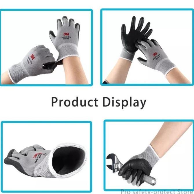 Sarung Tangan 3M Comfort Grip Gloves Original Safety Listrik Statis
