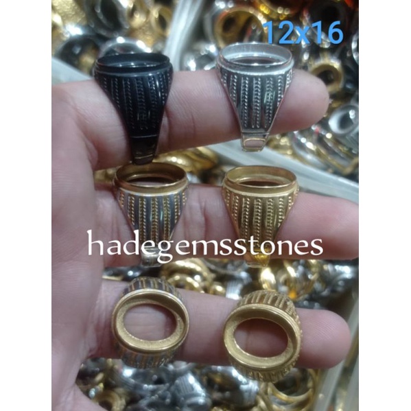 ring emban titanium super kualitas dim 12x16