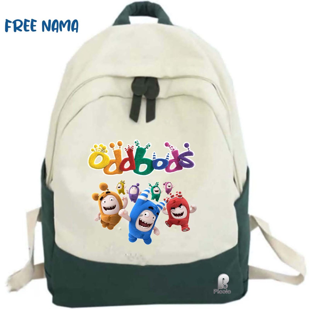 TAS RANSEL BACKPACK ANAK SEKOLAH MOTIF ODDBODS UNISEX