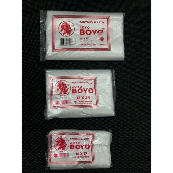 HCS - PLASTIK HD JOYO BOYO murah 10x17 (1/4 kg) 12x24 (1/2 kg) 15x27 (1 kg) 18x30 (1 1/2 kg)