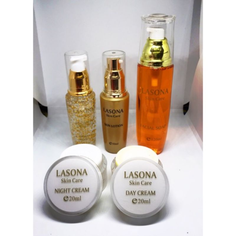 Lasona Beauty Skincare Paket Perawatan Wajah 5 In 1 Original