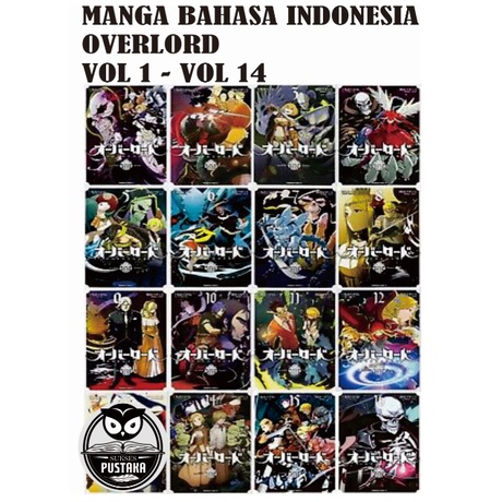 [INDONESIA] BUKU KOMIK OVERLORD VOL 1 - VOL 14 PLUS STIKER ANIME - MANGA KUGANE MARUYAMA [ORIGINAL]