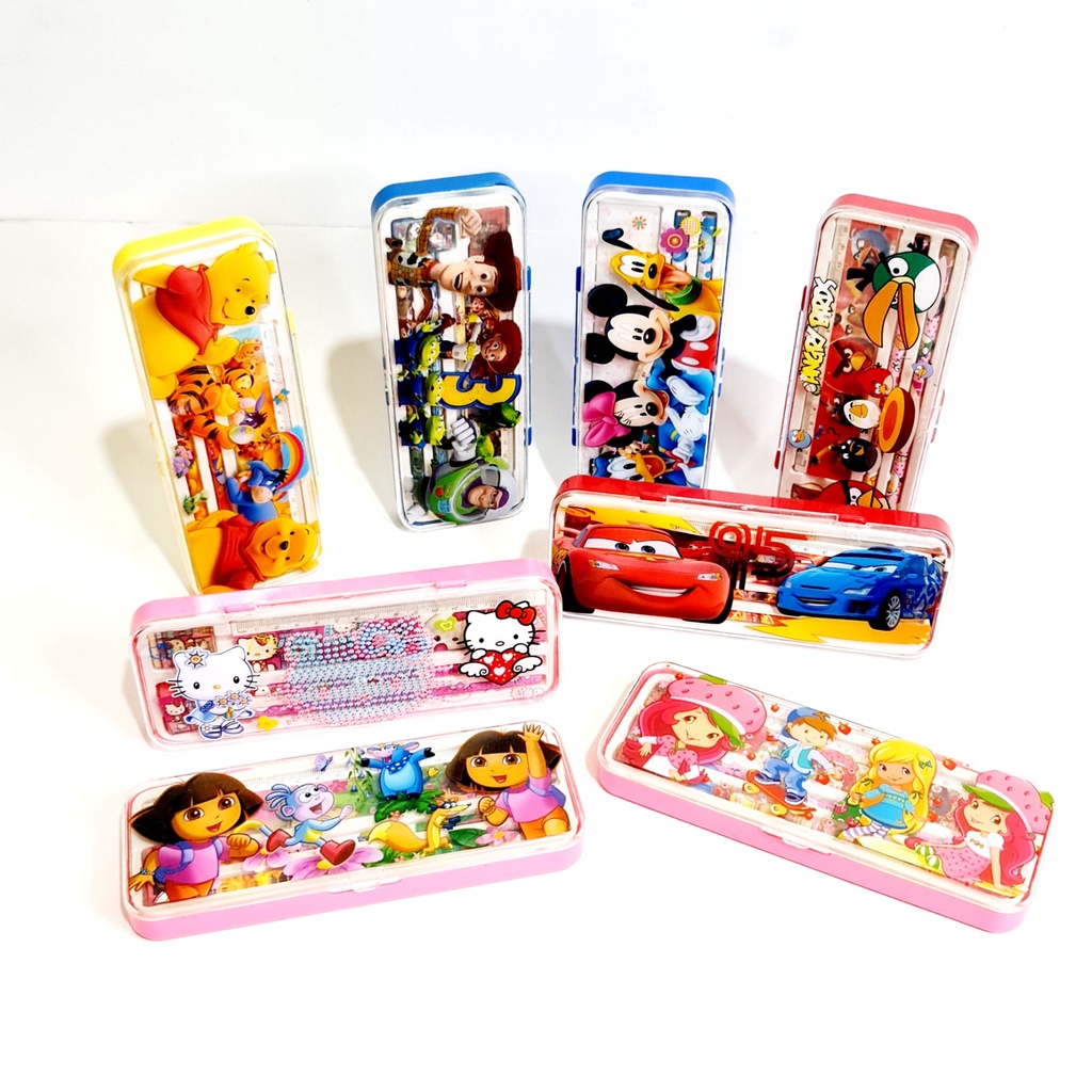

GG Kotak Pensil Plastik Set 1 Susun 8x21/Tempat Pensil/Tepak//Pencil Case