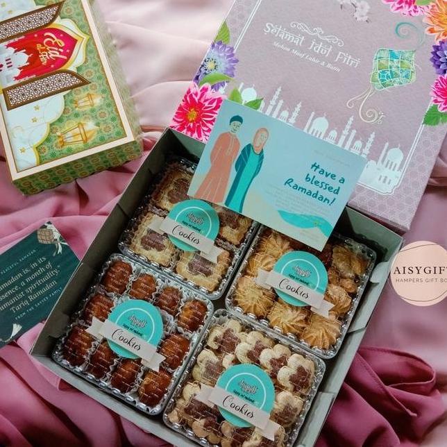 

HAMPERS LEBARAN IDUL ADHA KUE KERING HADIAH PARCEL IDUL FITRI GIFT BOX WF54634ER