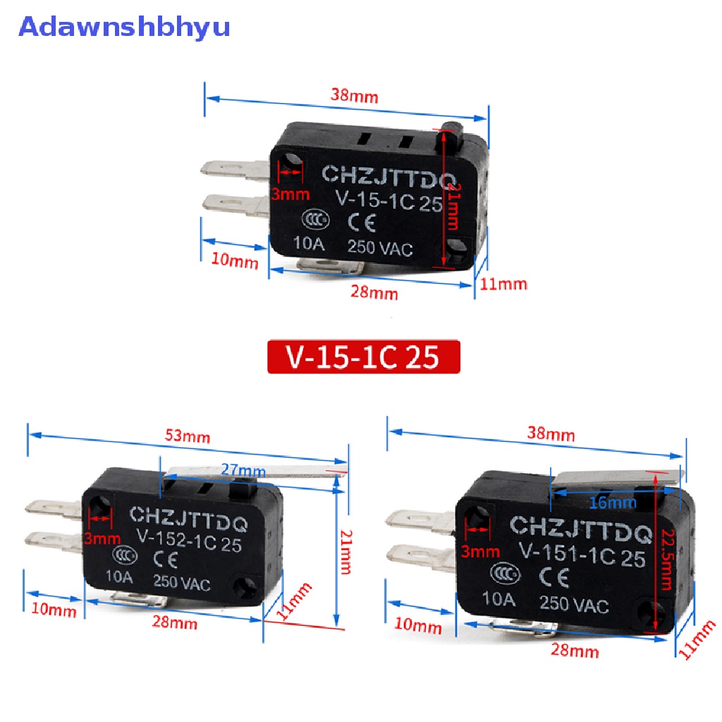 Adhyu Micro Switch Travel Limit Switch V-15 /152 /153 /154 /155 /155 /156/-1C25 Saklar ID