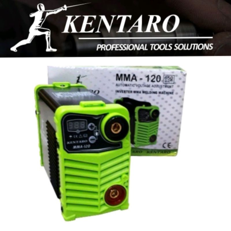 Mesin las MMA-120 IGBT 650Watt heavy duty kentaro Japan quality