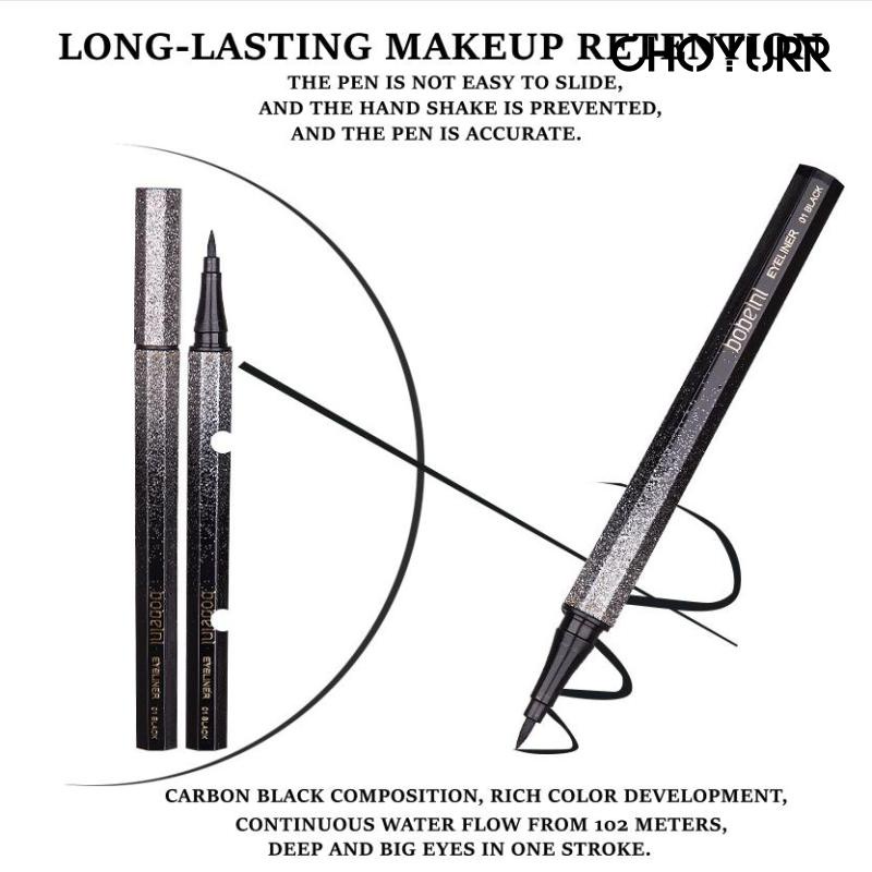 【COD】Eyeliner Cair Waterproof Black High Class Long lasting Quick-set Tahan Air High Class Eyeliner Pen Ready Stock-CH