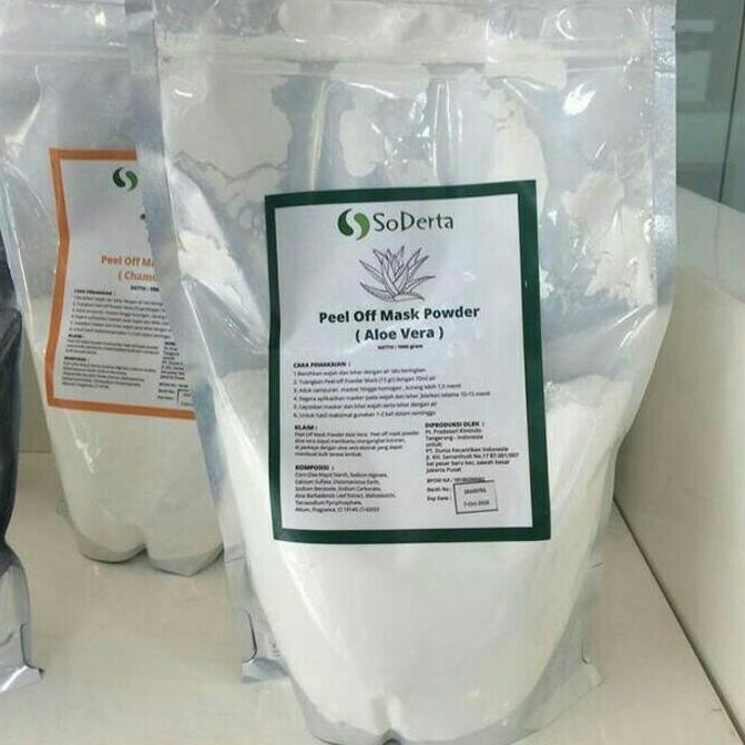 Soderta Masker Aloe vera / Masker Bubuk Ekstrak lidah buaya t-suplykosmetikdll Murah