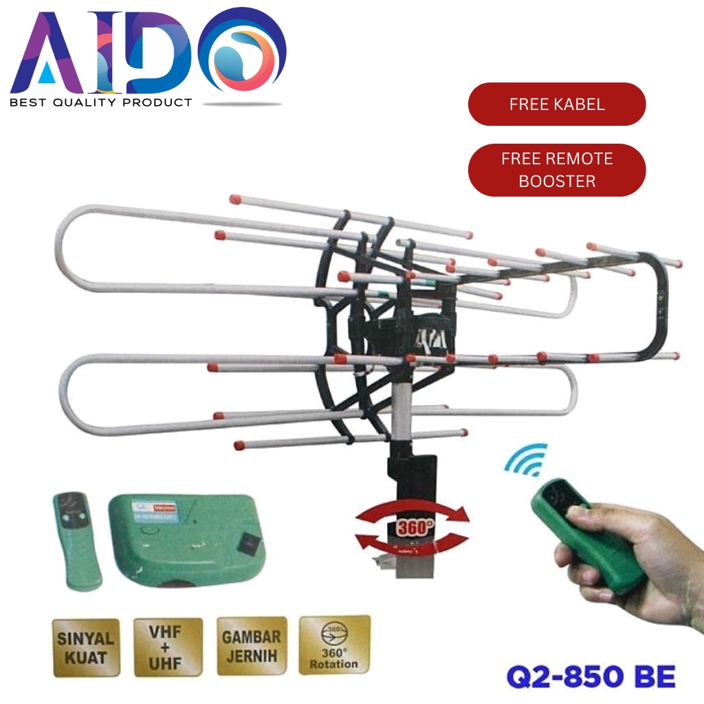 Antena Tv Luar Outdoor / Antena Digital Outdoor antena tv remote booster AIDO