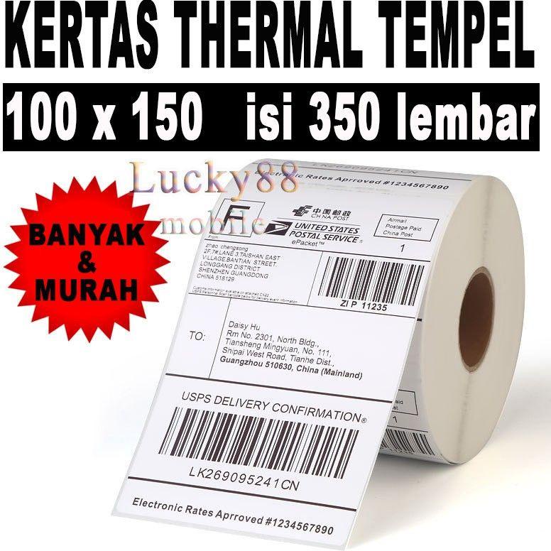 

➯Kirim Sekarang➯ EJECJ Kertas Thermal 100 x 150 isi 250 Lembar dan 500 lembar 59 Best Produk