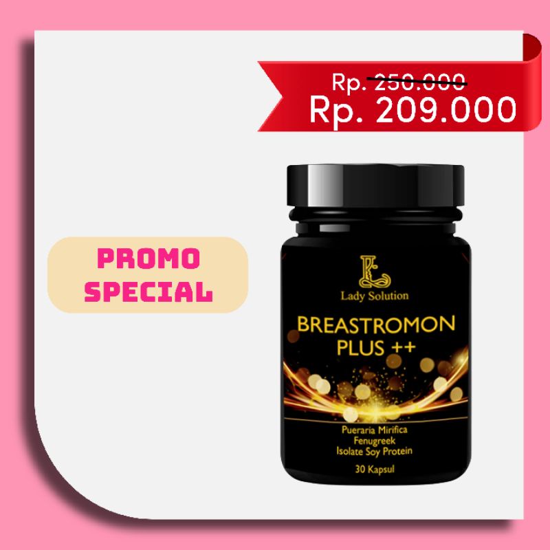 Jual BREASTROMON PLUS ++ ORIGINAL BERSEGEL HOLOGRAM HORMON ESTROGEN ...