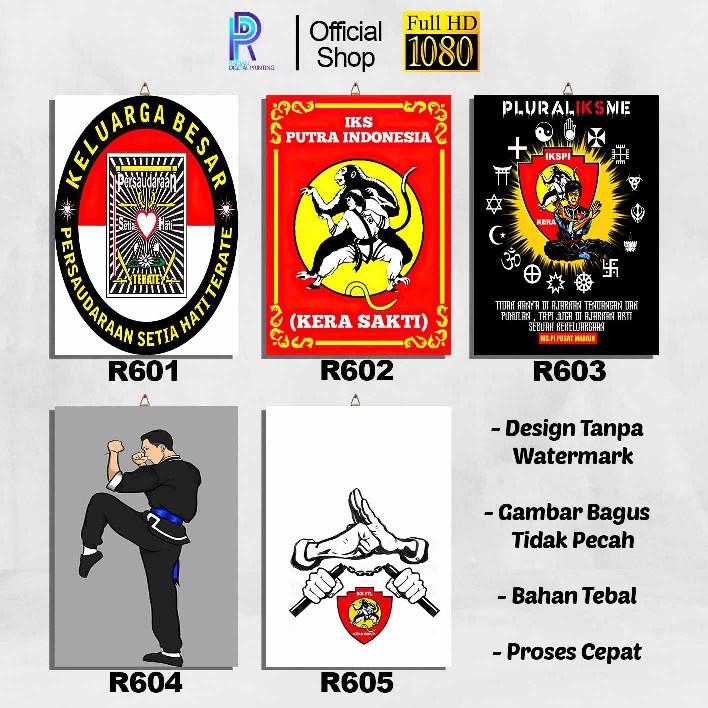 HIASAN DINDING HOME DECOR PAJANGAN KAMAR IKSPI KERA SAKTI RR601