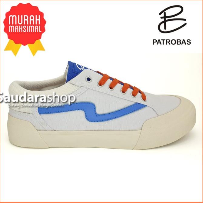 Sepatu Patrobas Cloud White Blue Low / Patrobas Cloud White Blue LC