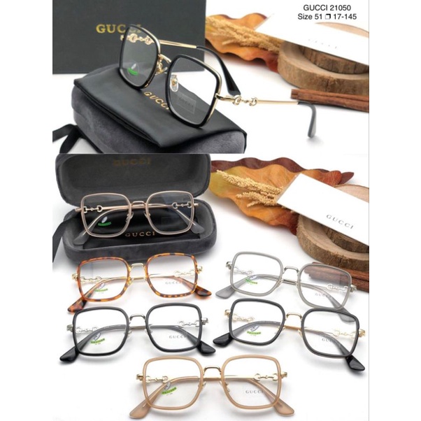 Kacamata Kotak Besar Wanita Photocromic / Blueray 21050