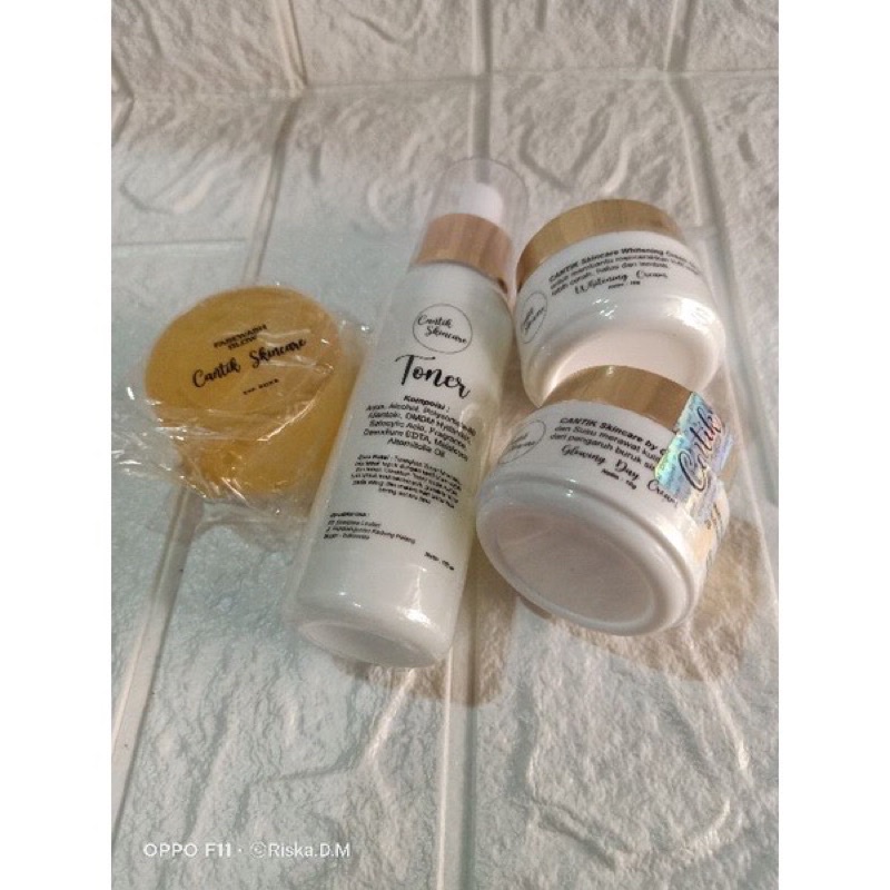 Cantik Skincare Paket 4in1 | Paket Skincare Cantik | Ecer Skincare Cantik