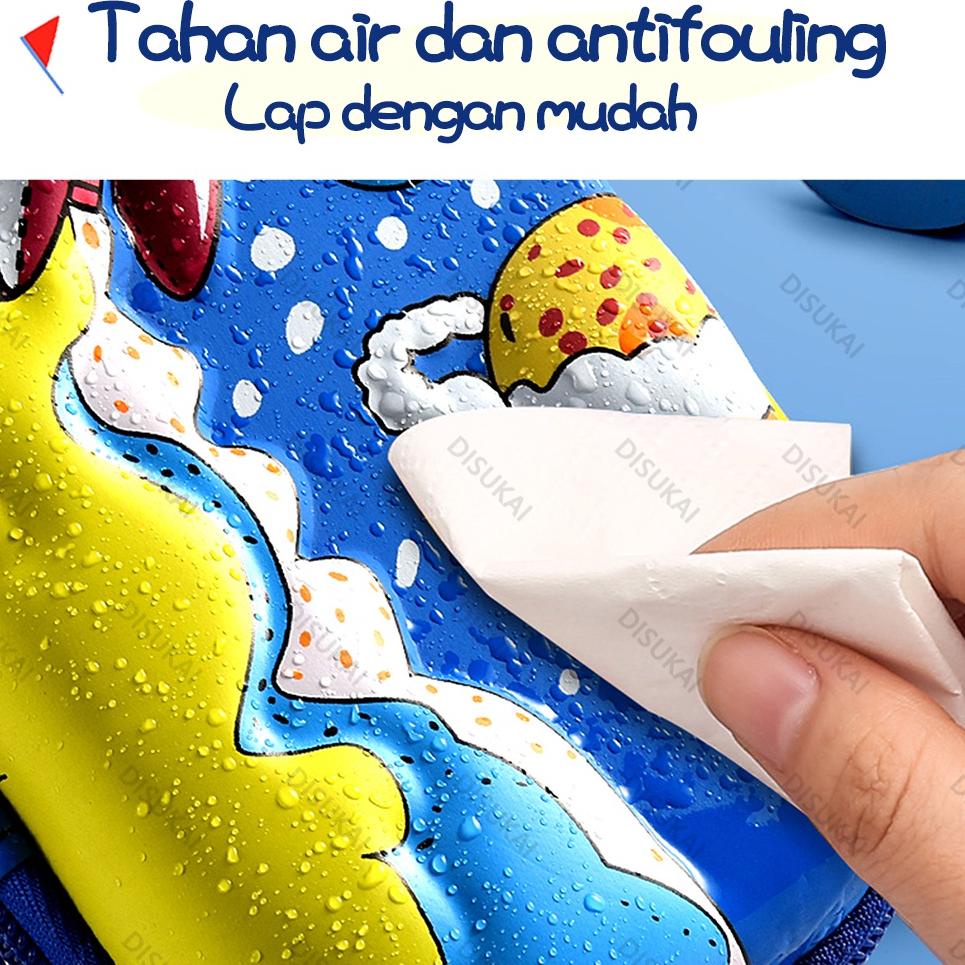 

(N-C7C(❤) 【Stok Baru】Kotak pensil kartun 3D Sekolah mulai Menghadiri kelas Penyimpanan Anak Tahan air Tidak mudah kotor Ukuran besar bisa cod