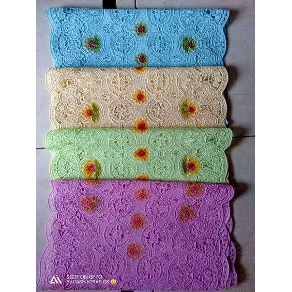 TAPLAK MEJA TAMU SABLON/TAPLAK MEJA TAMU OVAL+SEGI/ALAS MEJA TAMU