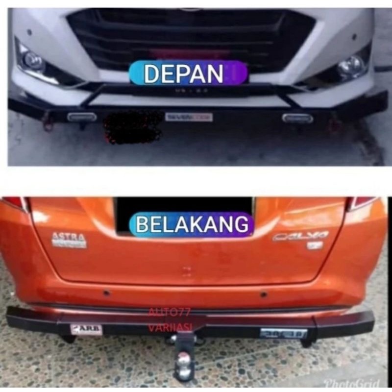 Paket Towing Tanduk Bemper Depan Belakang ARB Besi Calya Sigra