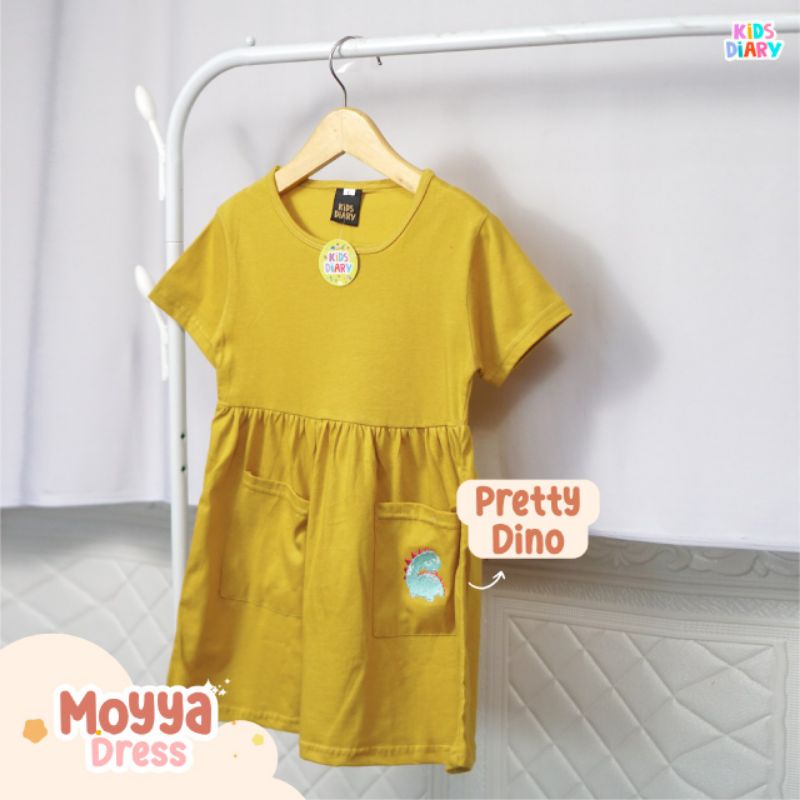 Dress Moyya Pendek Pakaian Anak Cewek SML Untuk Anak Usia 1 sd 5 Tahun Pakaian Anak