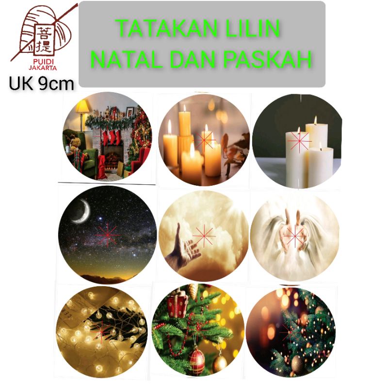 Tatakan Lilin Natal Kecil