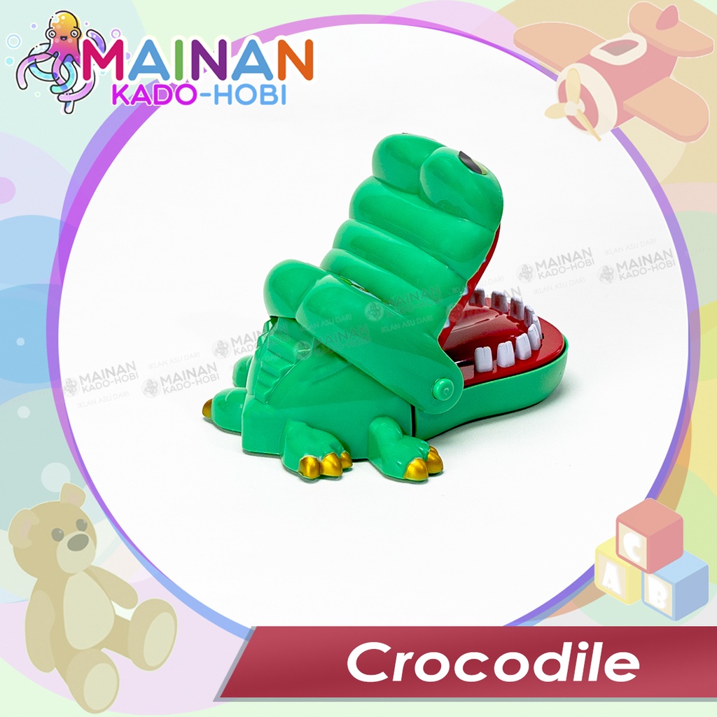 HADIAH KADO NATAL MINIATUR MAINAN PRANK ANAK CROCODILE DENTIST GIGIT BUAYA