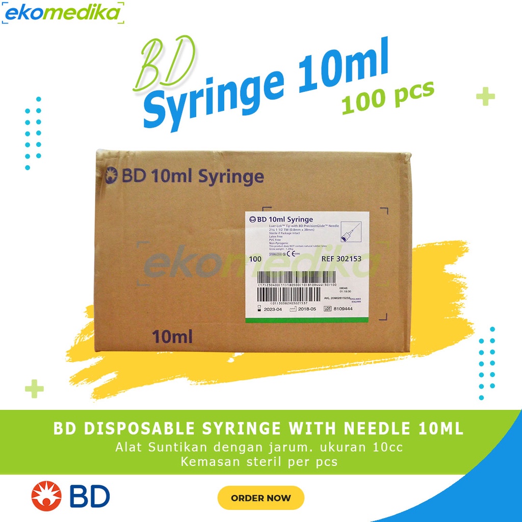 BD 10CC 10ML / BD Syringe Spuit 10ml