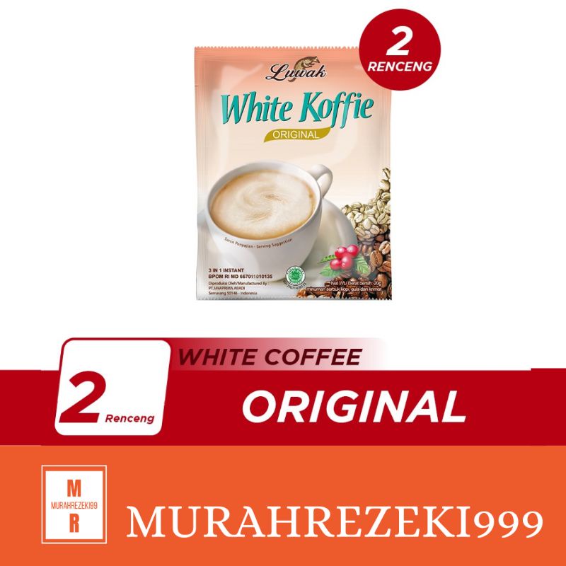 

Kopi Luwak White Koffie Original 10x20gr ( 2 Renceng)