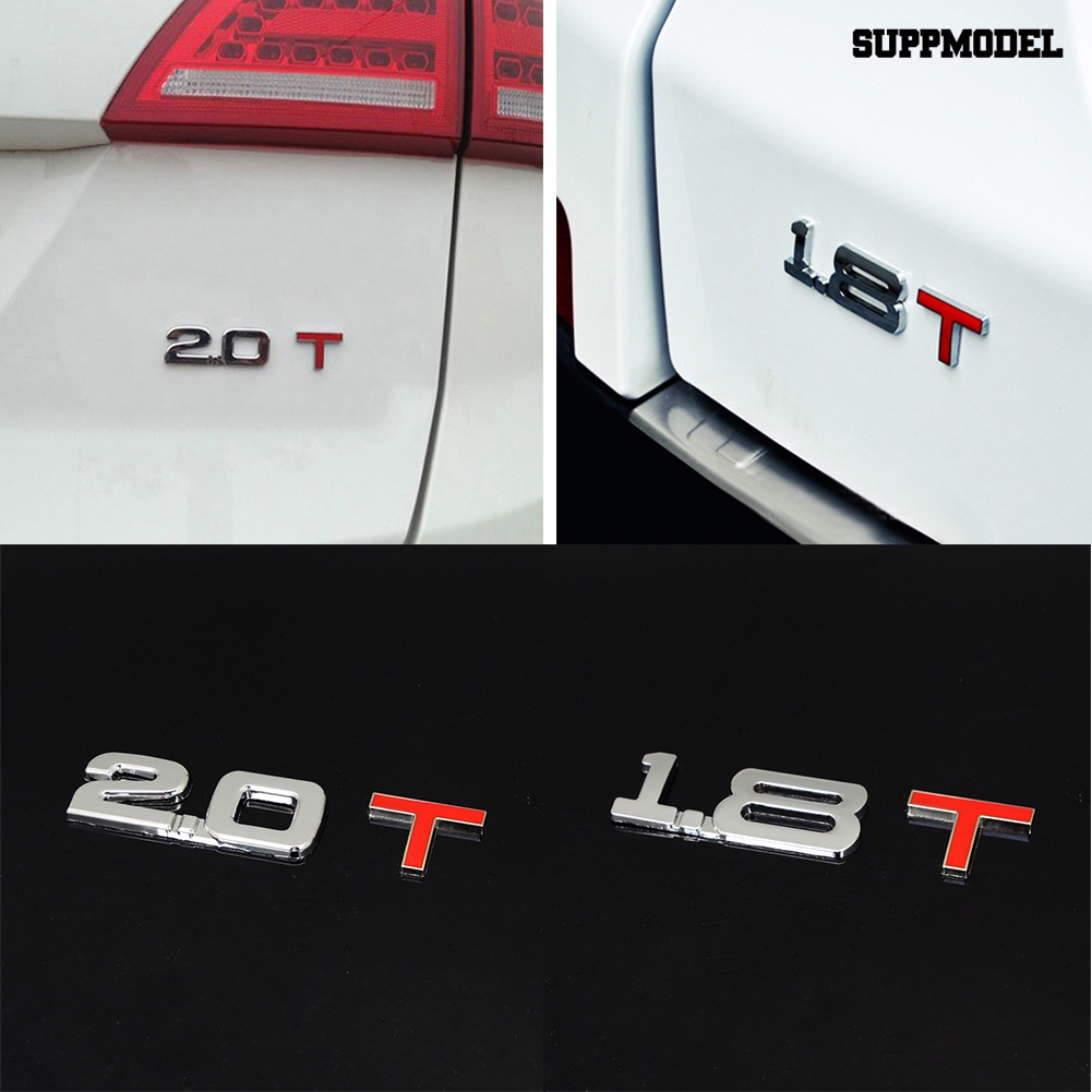 [Dekorasi] 3d Metal 1.6 1.8 2.0 3.0 T Logo Emblem Badge Mobil Styling Stiker Decals Decor