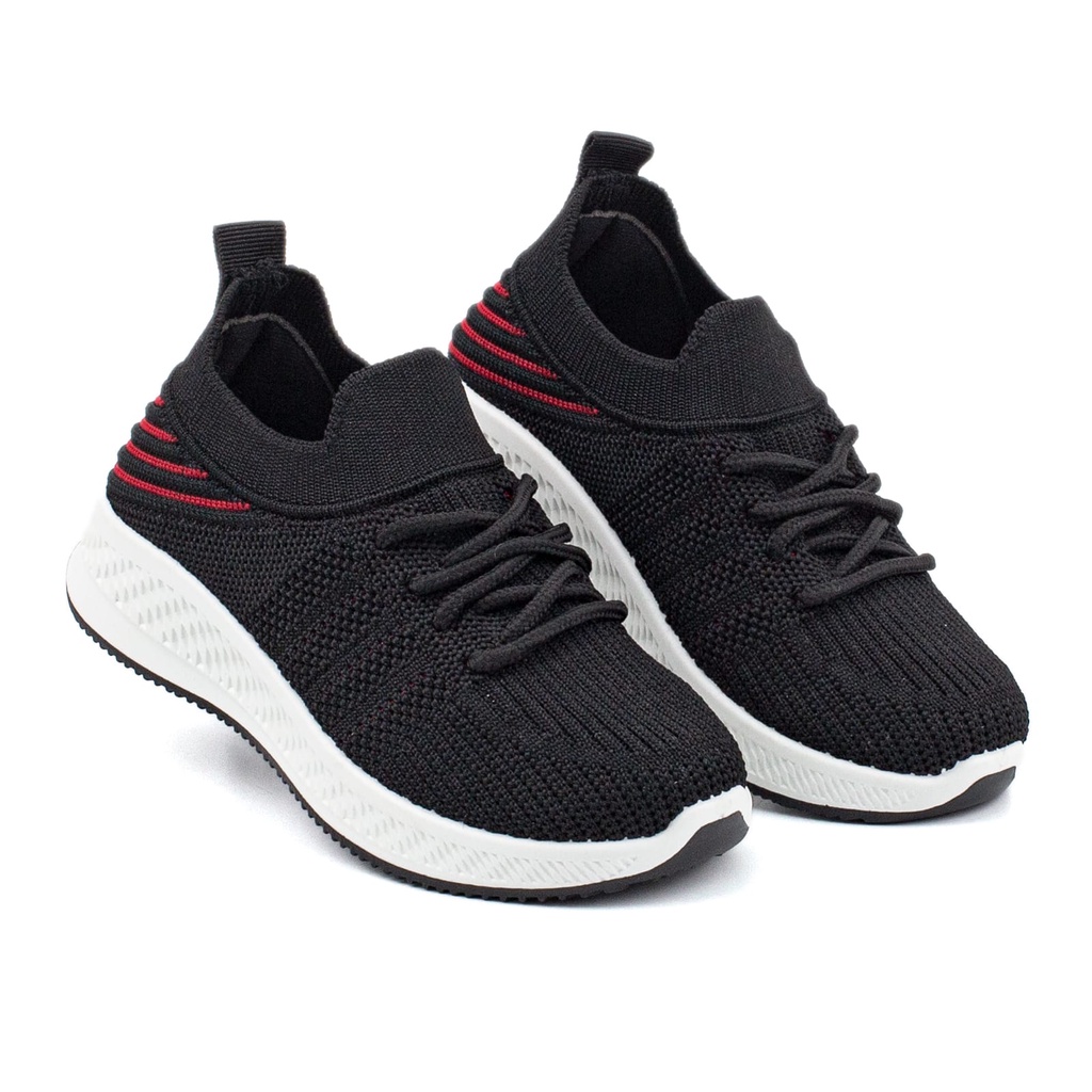 Sepatu Rajut Import /Anak Anak /Sepatu Casual Olahraga Premium Cewek Cowok Pakai Tali A1132
