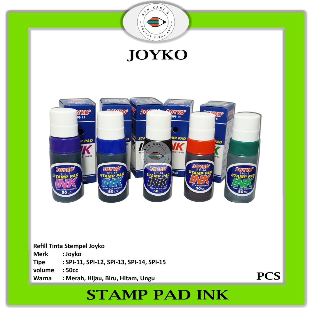 

JOYKO - Stamp Pad Ink Refill Tinta Stempel 50cc - Pcs