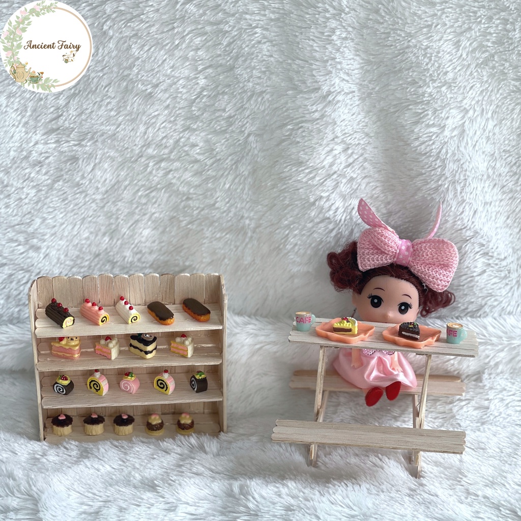 Miniature food and drink play for doll house. Makanan minuman miniatur cute food mainan rumah boneka