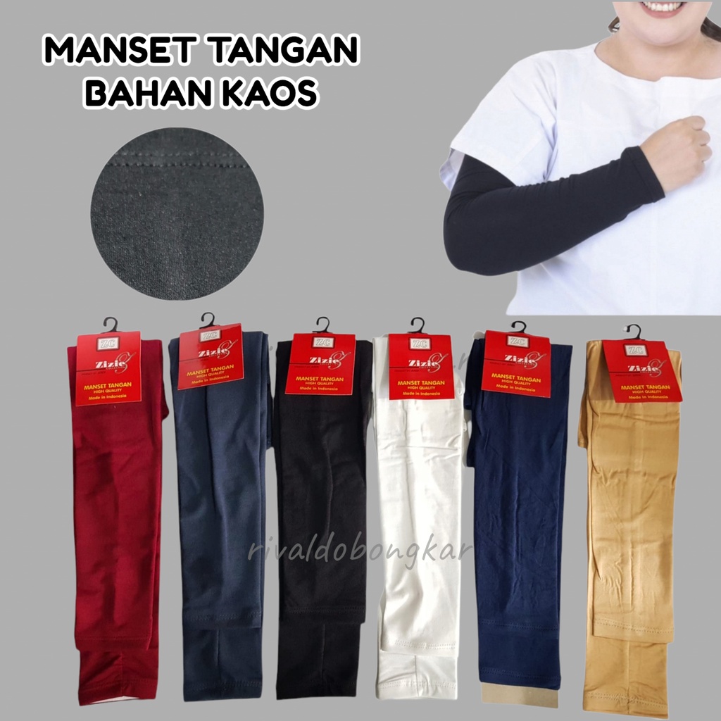 MANSET TANGAN BAHAN KAOS PRIA DAN WANITA