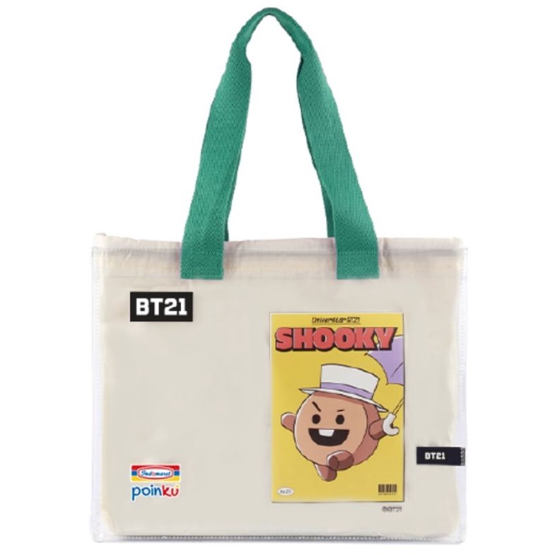 Tas totebag BT21 Indomaret | Botol Tumbler BT21 1,5 L free Masker Duckbill