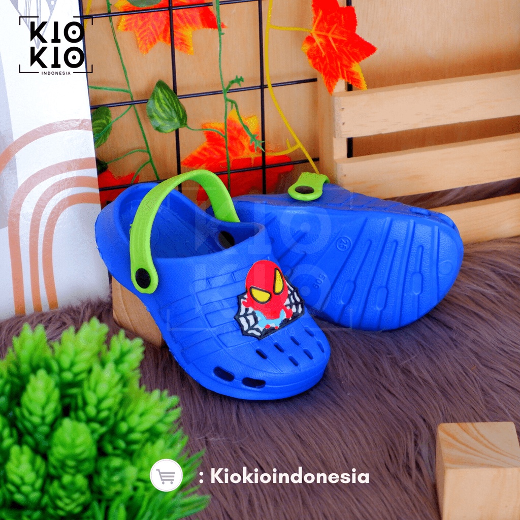 Sandal Sepatu Anak bakpao Karet / Sandal Baim Anak / Sandal Kodok Anak Empuk Nyaman Anti Slip size 19 s/d 29