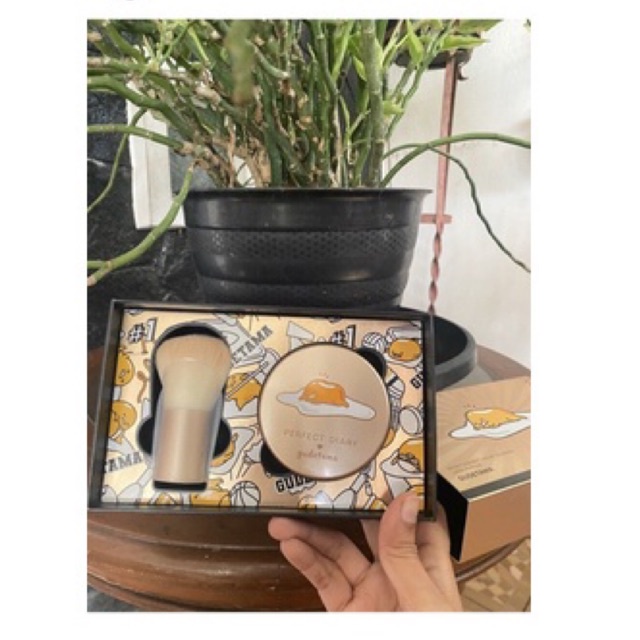 Loose powder bedak tabur perfect diary limited edition gudetama